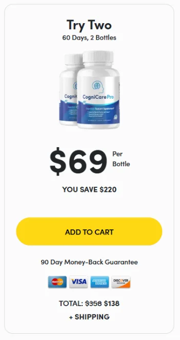 buy CogniCare Pro 1 bottle now