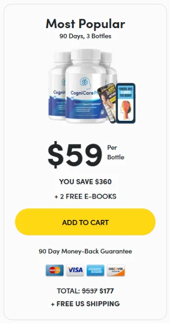 buy CogniCare Pro 3 bottle now